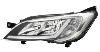 PHARE PEUGEOT BOXER 2014-> BASE CHROMÉE / GAUCHE