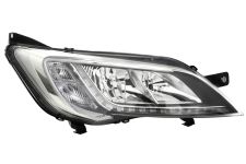 PHARE AVANT CITROEN JUMPER 2014-> BASE CHROMÉE / LED / DROIT