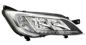 PHARE AVANT CITROEN JUMPER 2014-> BASE CHROMÉE / LED / DROIT