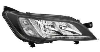 PHARE PEUGEOT BOXER 2014-> BASE NOIR / LED / DROIT