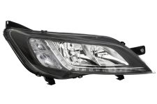 PHARE AVANT CITROEN JUMPER 2014-> BASE NOIRE / LED / DROIT