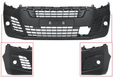 PARE-CHOCS OPEL ZAFIRA LIFE 2019-> AVANT / AVEC ANTIBROUILLARDS / AVEC TROU DE DETECTEUR D'OBSTACLES