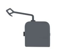 COUVRE CROCHET CITROEN SPACETOURER 2016-> PARE-CHOCS ARRIÈRE / AVEC APPRET