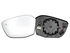 VERRE DE RÉTROVISEUR CITROEN C4 2020-> AVEC SUPPORT / CHAUFFANT / SIDE ASSIST / CONVEXE / GAUCHE