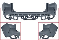 PARE-CHOCS CITROEN C4 2020-> ARRIÈRE / AVEC 2 CAPTEUR / AVEC APPRET 