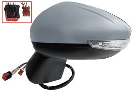 RÉTROVISEUR CITROEN C3 AIRCROSS 2020-2024 ÉLÉCTRIQUE / CHAUFFANT / FEU CLIGNOTANT / FEU DE SOL / RABATTABLE ÉLÉCTRIQUEMENT / SIDE ASSIST / AVEC APPRET / GAUCHE