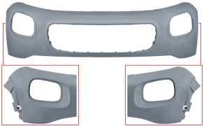 PARE-CHOCS CITROEN C3 AIRCROSS 2017-2020 AVANT / SUPÉRIEUR / AVEC APPRET