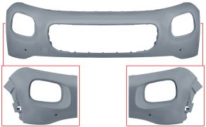 PARE-CHOCS CITROEN C3 AIRCROSS 2017-2020 AVANT / SUPÉRIEUR / AVEC 2 CAPTEUR / AVEC APPRET