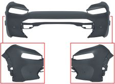 PARE-CHOCS CITROEN C3 AIRCROSS 2020-2024 AVANT / SUPÉRIEUR / AVEC 2 CAPTEUR / AVEC APPRET