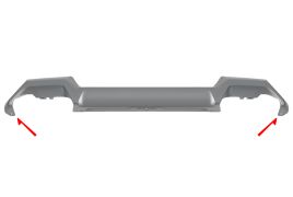 MOULURE PARE-CHOCS CITROEN C3 AIRCROSS 2020-2024 AVANT / INFÉRIEURE / GRIS ARGENT / MODÈLE RIPCURL