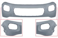 PARE-CHOCS CITROEN C3 AIRCROSS 2017-2020 AVANT / SUPÉRIEUR / AVEC TROUS CONTOUR PHARE / AVEC APPRET