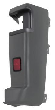 EMBOUT CITROEN JUMPER 2014-> ARRIÈRE / GRIS / OUVERTURE DE PORTE 270º / AVEC CATADIOPTRE / DROIT