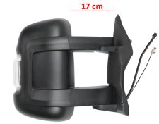 RÉTROVISEUR OPEL MOVANO 2021-> BRAS 17cm / ÉLÉCTRIQUE / CHAUFFANT / FEU CLIGNOTANT BLANC (WY5W) / 2 VERRES / ANTENNE / DROIT