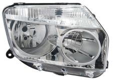 PHARE AVANT DACIA DUSTER 2010-2013 BASE CHROMÉE / DROIT