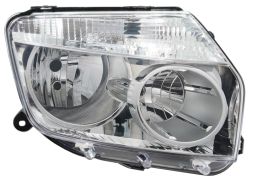 PHARE AVANT DACIA DUSTER 2010-2013 BASE CHROMÉE / DROIT