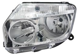 PHARE AVANT DACIA DUSTER 2010-2013 BASE CHROMÉE / GAUCHE