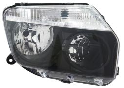 PHARE AVANT DACIA DUSTER 2010-2013 BASE NOIRE / DROIT