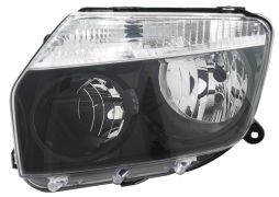 PHARE AVANT DACIA DUSTER 2010-2013 BASE NOIRE / GAUCHE