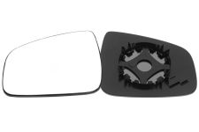 VERRE DE RÉTROVISEUR DACIA LOGAN MCV / VAN 2006-2008 AVEC SUPPORT / CONVEXE / GAUCHE