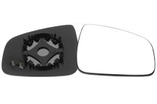 VERRE DE RÉTROVISEUR DACIA LOGAN MCV / VAN 2006-2008 AVEC SUPPORT / CHAUFFANT / CONVEXE / DROIT