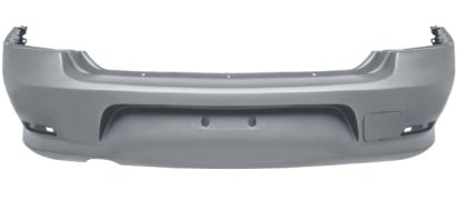 PARE-CHOCS DACIA LOGAN 2008-2013 ARRIÈRE / AVEC APPRET