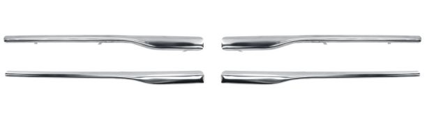 KIT MOULURES GRILLE DACIA LOGAN 2013-2017 FACE AVANT 