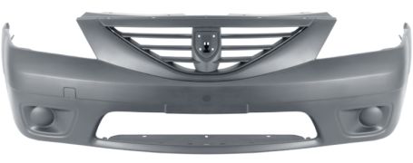 PARE-CHOCS DACIA LOGAN MCV / VAN 2006-2008 AVANT / SANS ANTIBROUILLARDS / AVEC APPRET