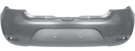 PARE-CHOCS DACIA SANDERO 2013-2017 ARRIÈRE / AVEC APPRET