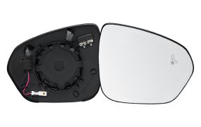 VERRE DE RÉTROVISEUR DACIA DUSTER 2018-2022 AVEC SUPPORT / CHAUFFANT / SIDE ASSIST / CONVEXE / DROIT