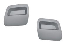 COUVRES CROCHET DACIA DUSTER 2018-2022 PARE-CHOCS AVANT / GRIS ARGENT / KIT / GAUCHE+DROIT