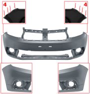 PARE-CHOCS DACIA LOGAN 2017-2021 AVANT / AVEC APPRET