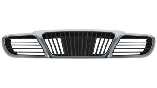 GRILLE DAEWOO LANOS 1997-2000 FACE AVANT / LAMES NOIRES 