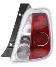 FEU ARRIÈRE FIAT 500 2007-2015 BORD GRIS / DROIT