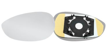 VERRE DE RÉTROVISEUR FIAT 500 2007-2015 AVEC SUPPORT / CONVEXE / GAUCHE