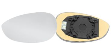 VERRE DE RÉTROVISEUR FIAT 500 2007-2015 AVEC SUPPORT / CHAUFFANT / CONVEXE / GAUCHE