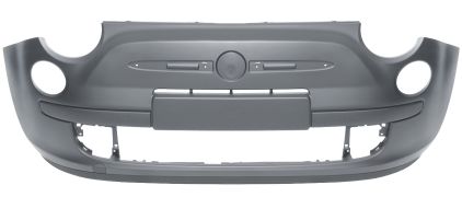 PARE-CHOCS FIAT 500 2007-2015 AVANT / SANS TROUS MOULURES / AVEC APPRET