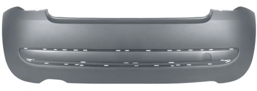 PARE-CHOCS FIAT 500 2007-2015 ARRIÈRE / AVEC TROUS MOULURES / AVEC APPRET