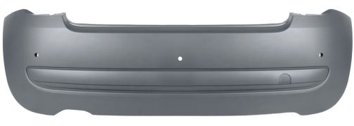 PARE-CHOCS FIAT 500 2012-2015 ARRIÈRE / SANS TROUS MOULURES / AVEC 3 CAPTEUR / AVEC APPRET