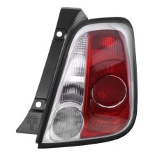 FEU ARRIÈRE FIAT 500 2007-2015 BORD NOIR / DROIT