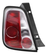 FEU ARRIÈRE FIAT 500 2007-2015 BORD NOIR / GAUCHE