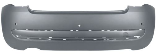 PARE-CHOCS FIAT 500 2012-2015 ARRIÈRE / AVEC TROUS MOULURES / AVEC 3 CAPTEUR / AVEC APPRET