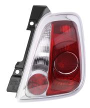 FEU ARRIÈRE FIAT 500C 2009-2015 CABRIOLET / BORD GRIS / DROIT