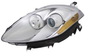 PHARE AVANT FIAT BRAVO 2007-2014 BASE CHROMÉE / GAUCHE