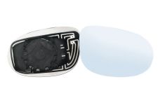 VERRE DE RÉTROVISEUR LANCIA DELTA 2008-2014 AVEC SUPPORT / CHAUFFANT / CONVEXE / BLEU / DROIT