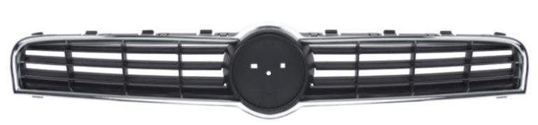 GRILLE FIAT BRAVO 2007-2014 FACE AVANT / GRIS / AVEC CONTOUR CHROMÉ