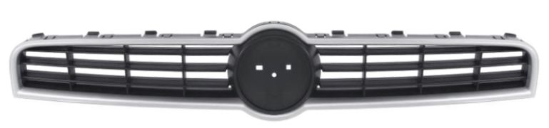 GRILLE FIAT BRAVO 2007-2014 FACE AVANT / NOIRE / AVEC CONTOUR ARGENTÉE / ACTIVE - POP - BUSINESS