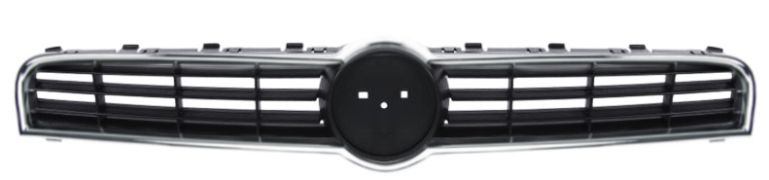 GRILLE FIAT BRAVO 2007-2014 FACE AVANT / NOIRE BRILLANTE / AVEC CONTOUR CHROMÉ