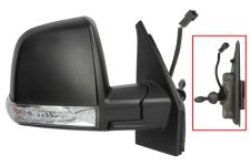 RÉTROVISEUR FIAT DOBLO 2010-2015 COMBI / PANORAMA / MECANIQUE / FEU CLIGNOTANT / DROIT