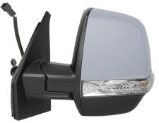 RÉTROVISEUR OPEL COMBO 2012-2018 2 VERRES / MECANIQUE / FEU CLIGNOTANT / AVEC APPRET / GAUCHE