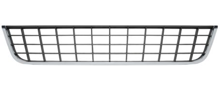 GRILLE FIAT LINEA 2007-2011 PARE-CHOCS AVANT / NOIRE / CONTOUR CHROMÉE / CENTRALE 